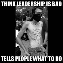 Self-important anarchist