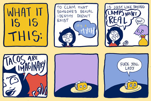 «Biphobia», par Kate Leth