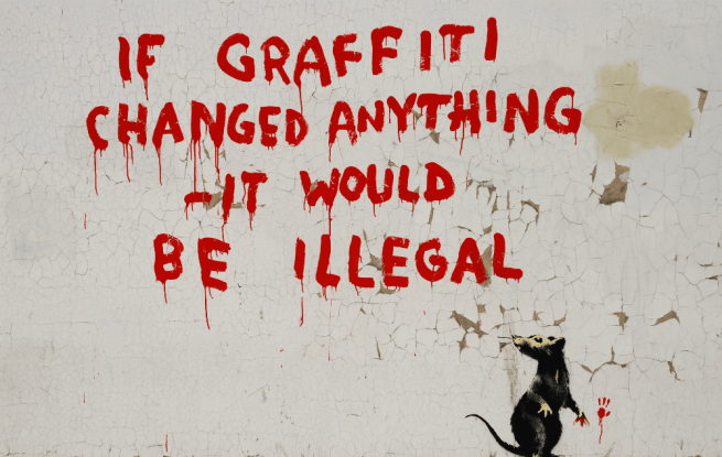Graffiti de Banksy